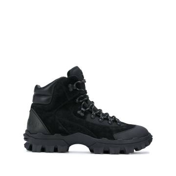 chunky-sole hiking boots
