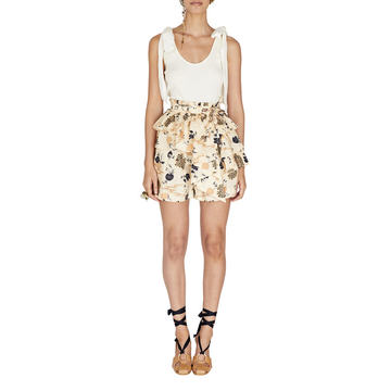 Paloma Printed Cotton Shorts