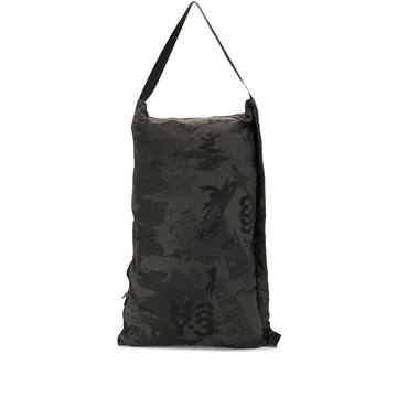 camouflage print tote