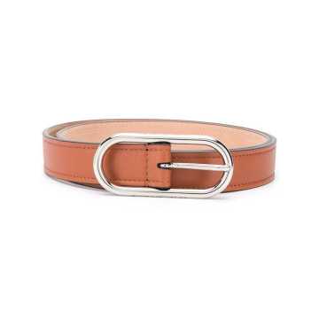 slim leather belt