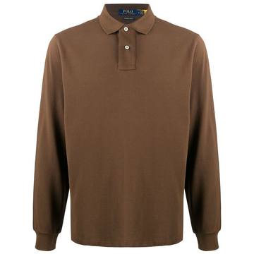 long sleeve polo top