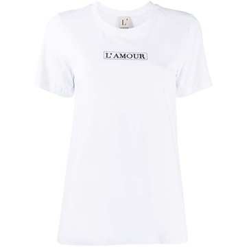 logo-print cotton T-shirt