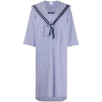 polka-dot sailor dress