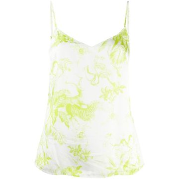 safari-print camisole top