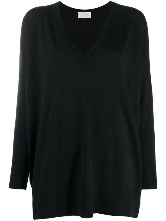 oversized batwing sleeve jumper展示图