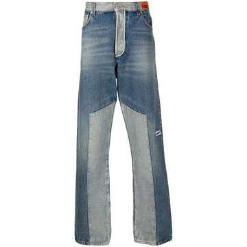 patch-work jeans