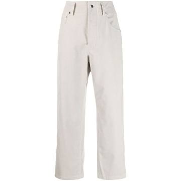 Pollock corduroy cropped trousers