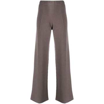 cashmere marl knit trousers