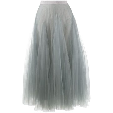 tulle A-line skirt