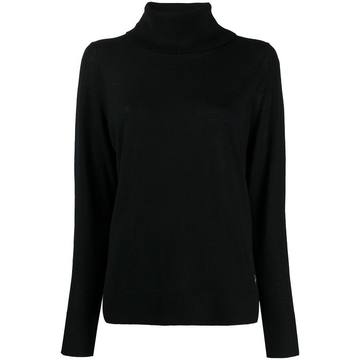 roll neck merino wool jumper