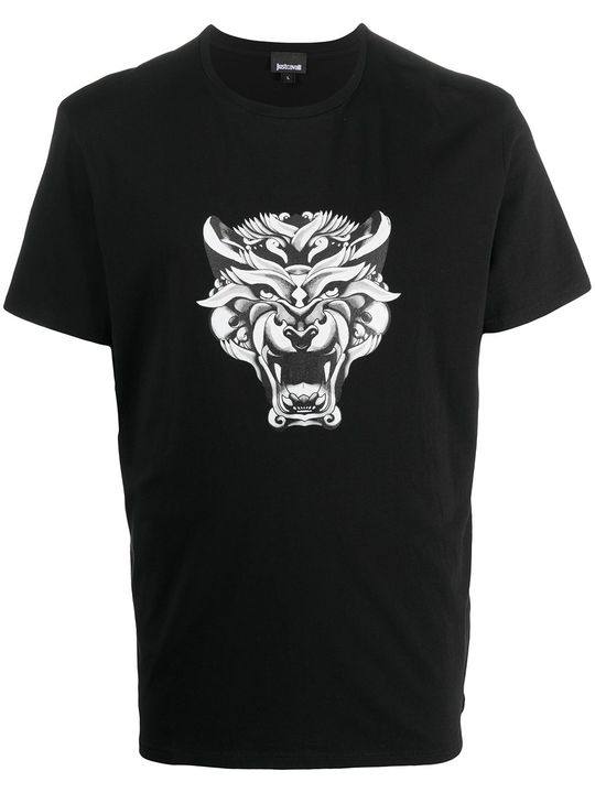 tiger print T-shirt展示图