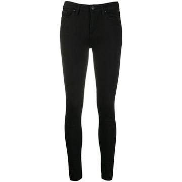 high rise skinny fit jeans