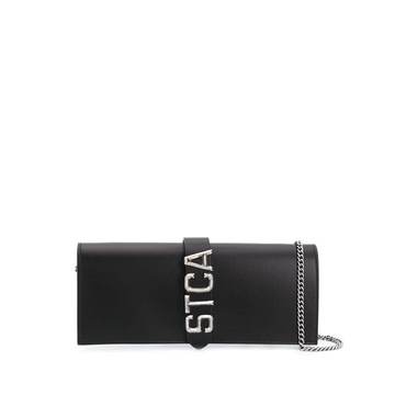 logo clutch bag