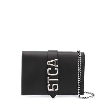 logo clutch bag