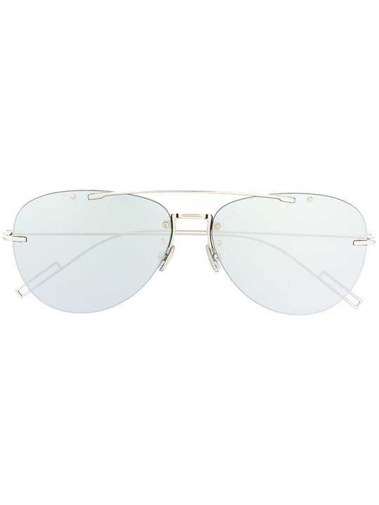 Chroma1F aviator-frame sunglasses展示图