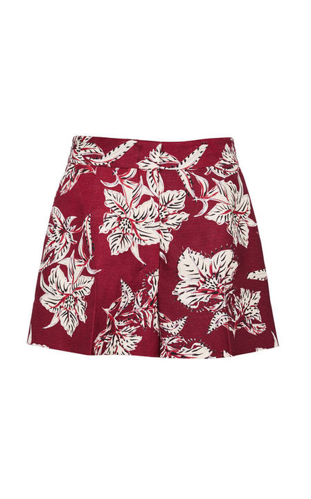 Structured Florals Woven Shorts展示图