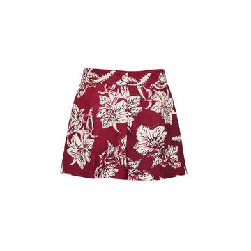 Structured Florals Woven Shorts