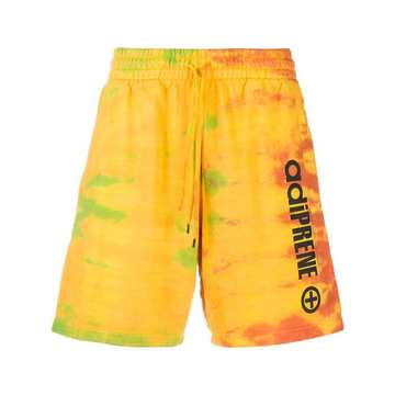 Adiprene tie-dye track shorts