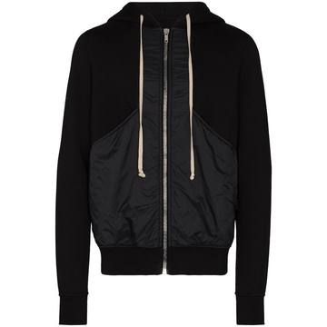 panelled hoodie