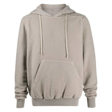 drawstring jersey hoodie