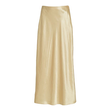 Satin Slip Midi Skirt