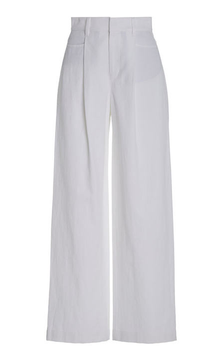 Cotton-Blend Wide-Leg Pants展示图