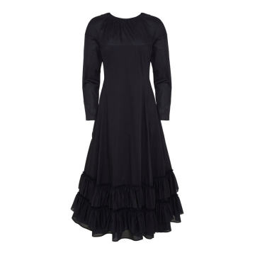 Alonya Long Sleeved Cotton Voile Dress