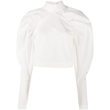 Kim high-neck blouse