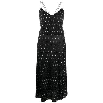 Ofelia polka-dot midi dress