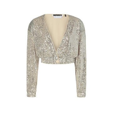 Judy Sequined Cropped Jacket