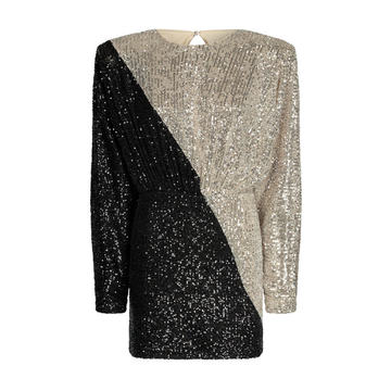 Billie Two-Toned Sequin Mini Dress