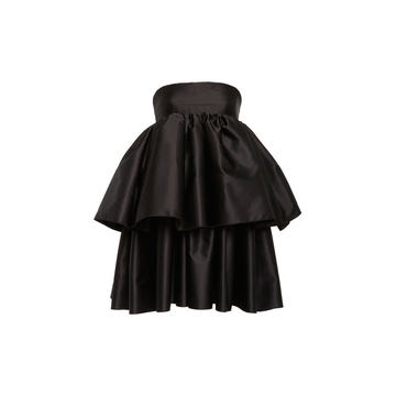 Carmina Ruffled Crepe Dress