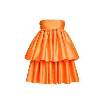 Carmina Ruffled Crepe Dress