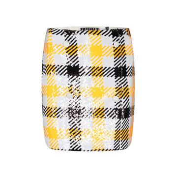 London Houndstooth Cady Mini Skirt