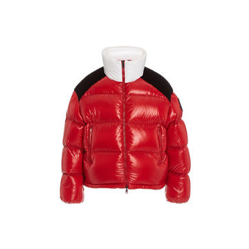 Chouelle Logo-Print Down Puffer Varsity Jacket