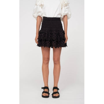 Hazel Cotton-Broderie Mini Skirt