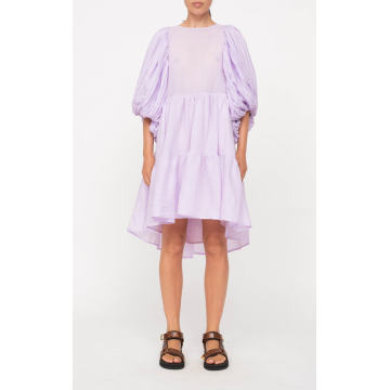 Bailey Broomstick Tiered Cotton Dress