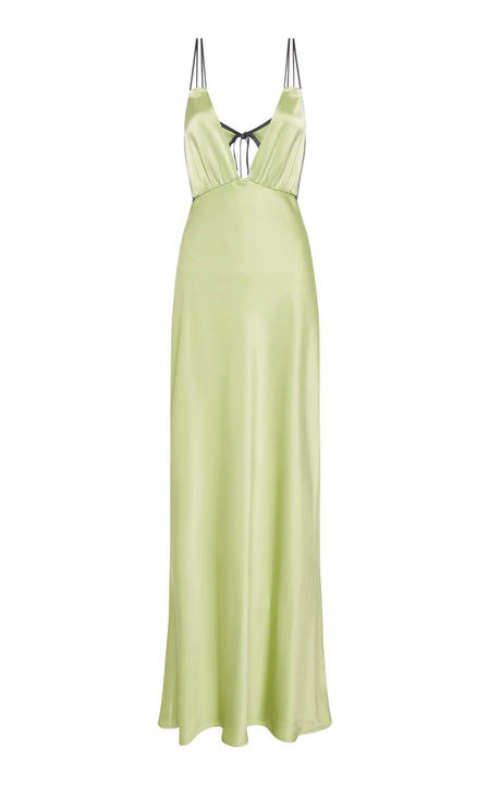 Bernie Sateen Sleeveless Maxi Dress展示图