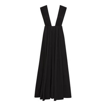 Camille Plunging V-Neck Sleeveless Maxi Dress