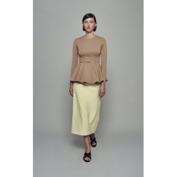 Lotta Crepe Midi Skirt