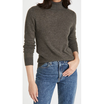 Cashmere Long Sleeve Turtleneck Sweater