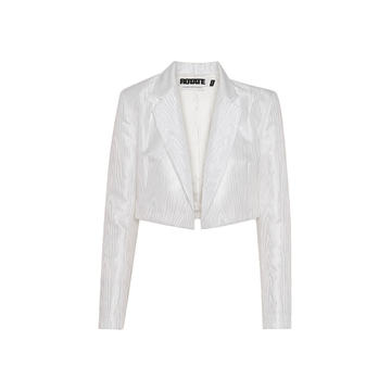 Newton Crepe Cropped Blazer