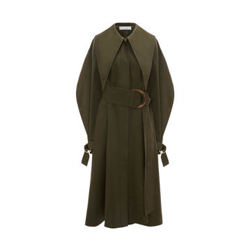 D-Ring Cotton-Gabardine Trench Coat