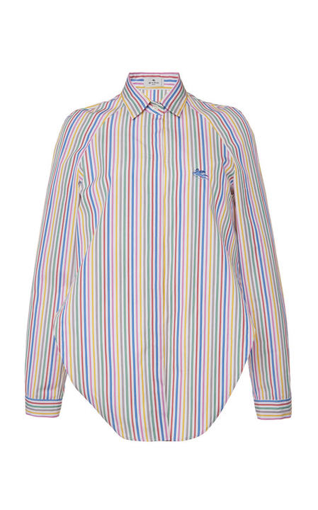 Striped Cotton-Poplin Shirt展示图