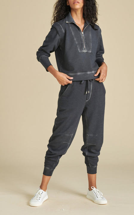 Preslee Drawstring Cotton Sweatpants展示图