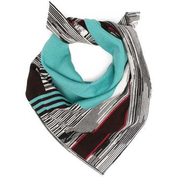 abstract print scarf