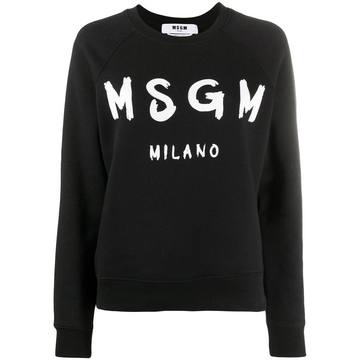 logo print sweatshirt