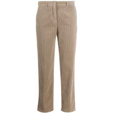 straight leg corduroy trousers