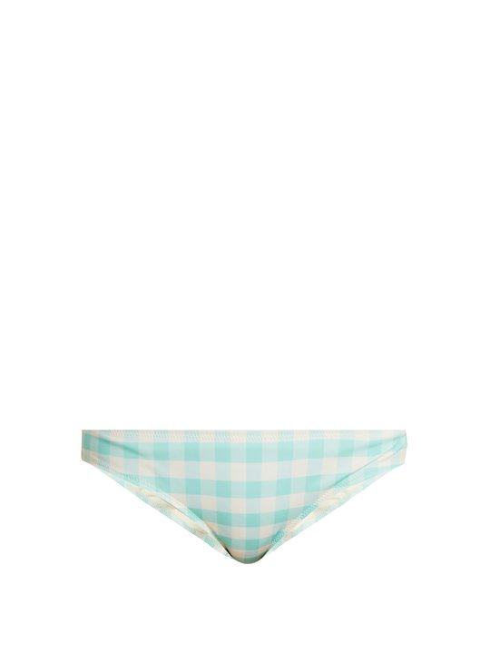 The Elle gingham bikini briefs展示图