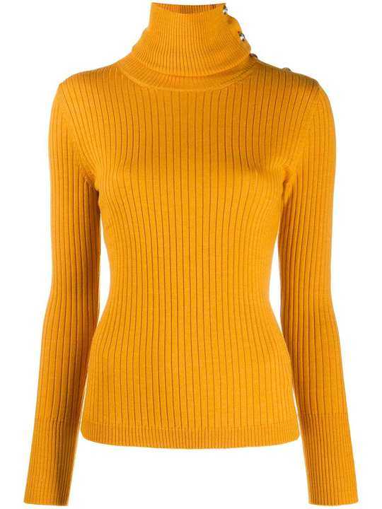 ribbed-knit virgin wool jumper展示图